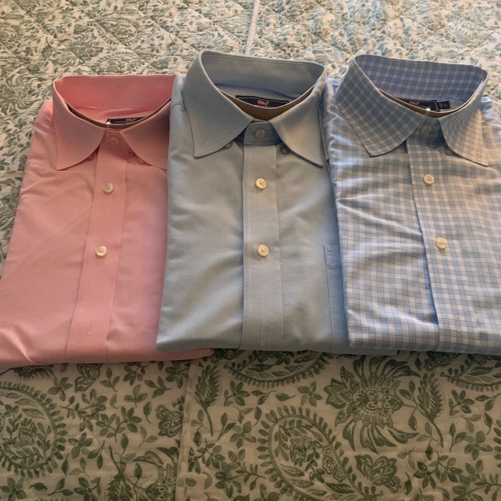 Vineyard Vines Slim Fit Long Sleeved Button Downs - 3